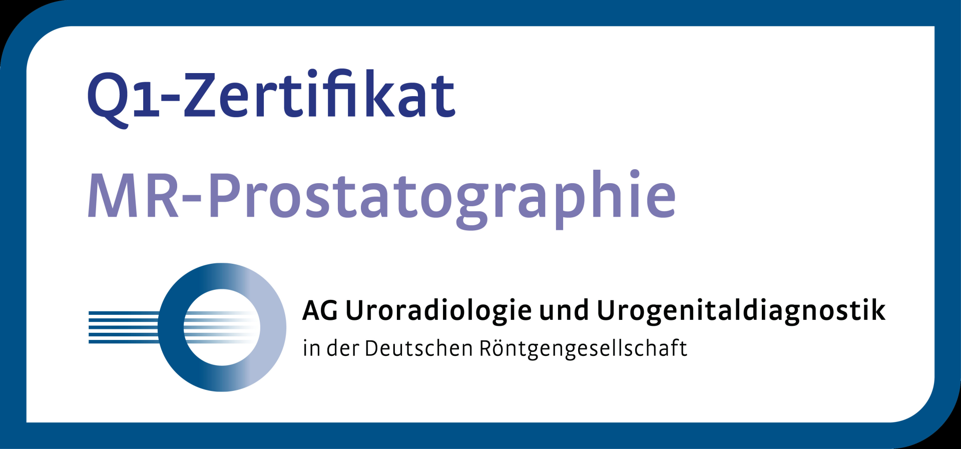 Prostata Q1 Zertifikat